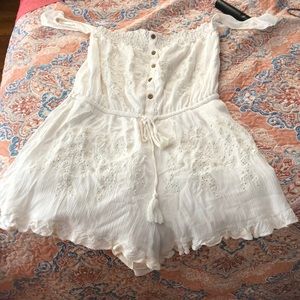 White off the Shoulder romper